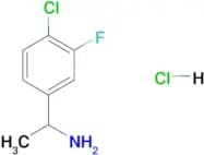 1-(4-Chloro-3-fluorophenyl)ethanamine hydrochloride