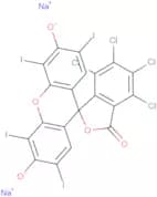 4,5,6,7-Tetrachloro-2',4',5',7'-tetraiodofluorescein disodium salt