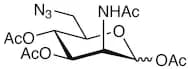 2-Acetamido-1,3,4-tri-O-acetyl-6-azido-2,6-dideoxy-D-mannopyranose