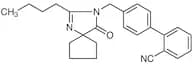 2-Butyl-3-[[2'-cyano-[1,1'-biphenyl]-4-yl]methyl]-1,3-diazaspiro[4,4]non-1-en-4-one