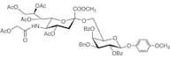 Neu5GcAc[1Me,4789Ac]α(2-6)Gal[24Bz,3Bn]-β-MP