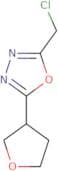 2-(Chloromethyl)-5-(oxolan-3-yl)-1,3,4-oxadiazole