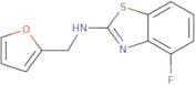 4-Fluoro-N-(2-furylmethyl)-1,3-benzothiazol-2-amine