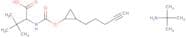 2-Methylpropan-2-amine (S)-3,3-dimethyl-2-((((1R,2R)-2-(pent-4-yn-1-yl)cyclopropoxy)carbonyl)amino…