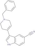 3-(1-Benzyl-1,2,3,6-tetrahydro-4-pyridinyl)-1H-indole-5-carbonitrile