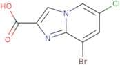 8-Bromo-6-chloroimidazo[1,2-a]pyridine-2-carboxylic acid