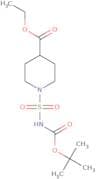 Ethyl 1-(N-(tert-butoxycarbonyl)sulfamoyl)piperidine-4-carboxylate