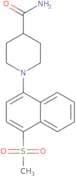 1-[(4-Methylsulfonyl)naphth-1-yl]piperidine-4-carboxamide