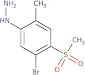 5-Bromo-2-methyl-4-methylsulfonylphenylhydrazine