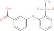 3-[(2-Methylsulfonyl)phenoxy]benzoic acid