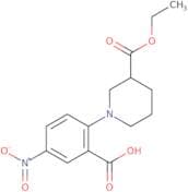 2-[3-(Ethoxycarbonyl)piperidin-1-yl]-5-nitrobenzoic acid