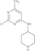 2-Chloro-6-methyl-N-(piperidin-4-yl)pyrimidin-4-amine