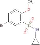 5-Bromo-N-cyclopropyl-2-methoxybenzenesulfonamide