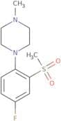 1-[4-Fluoro-2-(methylsulphonyl)phenyl]-4-methylpiperazine