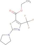 Ethyl 2-(pyrrolidin-1-yl)-4-(trifluoromethyl)-1,3-thiazole-5-carboxylate