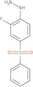 2-Fluoro-4-(phenylsulfonyl)phenylhydrazine