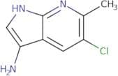 5-Chloro-6-methyl-1H-pyrrolo[2,3-b]pyridin-3-amine