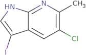 5-Chloro-3-iodo-6-methyl-1H-pyrrolo[2,3-b]pyridine