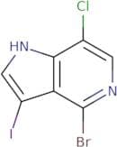 4-Bromo-7-chloro-3-iodo-1H-pyrrolo[3,2-c]pyridine
