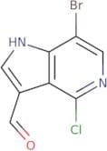 7-Bromo-4-chloro-1H-pyrrolo[3,2-c]pyridine-3-carbaldehyde