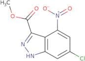 6-Chloro-4-nitro-3-(1H)indazole methyl carboxylate