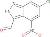 6-Chloro-4-nitro-3- (1H)indazole carboaldehyde