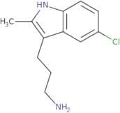 3-(5-Chloro-2-methyl-1H-indol-3-yl)propan-1-amine