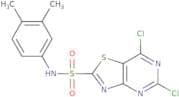5,7-Dichloro-N-(3,4-dimethylphenyl)thiazolo[4,5-d]pyrimidine-2-sulfonamide