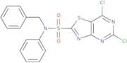 N-Benzyl-5,7-dichloro-N-phenylthiazolo[4,5-d]pyrimidine-2-sulfonamide