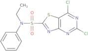 5,7-Dichloro-N-ethyl-N-phenylthiazolo[4,5-d]pyrimidine-2-sulfonamide