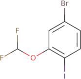 4-Bromo-2-(difluoromethoxy)iodobenzene