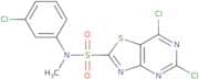 5,7-Dichloro-N-(3-chlorophenyl)-N-methyl-[1,3]thiazolo[4,5-d]pyrimidine-2-sulfonamide