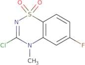 3-Chloro-6-fluoro-4-methyl-4H-1λ6,2,4-benzothiadiazine-1,1-dione