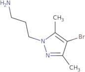 3-(4-Bromo-3,5-dimethyl-1H-pyrazol-1-yl)propan-1-amine