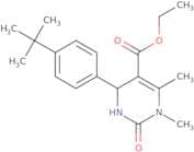 Ethyl 4-[4-(tert-butyl)phenyl]-1,6-dimethyl-2-oxo-1,2,3,4-tetrahydro-5-pyrimidinecarboxylate