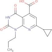 7-Cyclopropyl-2,4-dioxo-1-propyl-1H,2H,3H,4H-pyrido[2,3-d]pyrimidine-5-carboxylic acid