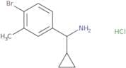 (S)-(4-Bromo-3-methylphenyl)(cyclopropyl)methanamine hydrochloride
