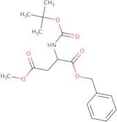 1-benzyl 4-methyl 2-((tert-butoxycarbonyl)amino)succinate