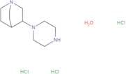 3-(Piperazin-1-yl)-1-azabicyclo[2.2.2]octane hydrate trihydrochloride