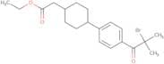 ethyl 2-{4-[4-(2-bromo-2-methylpropanoyl)phenyl]cyclohexyl}acetate