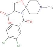 4-(3,4-Dichlorobenzoyl)-8-methyl-1-oxa-4,8-diazaspiro[4.5]decane-3-carboxylic acid