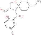 4-(3-Bromobenzoyl)-8-ethyl-1-oxa-4,8-diazaspiro[4.5]decane-3-carboxylic acid