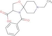 4-Benzoyl-8-ethyl-1-oxa-4,8-diazaspiro[4.5]decane-3-carboxylic acid