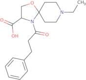 8-Ethyl-4-(3-phenylpropanoyl)-1-oxa-4,8-diazaspiro[4.5]decane-3-carboxylic acid
