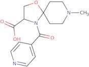 8-Methyl-4-(pyridine-4-carbonyl)-1-oxa-4,8-diazaspiro[4.5]decane-3-carboxylic acid