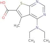 4-(Diethylamino)-5-methylthieno[2,3-d]pyrimidine-6-carboxylic acid