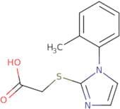 2-{[1-(2-Methylphenyl)-1H-imidazol-2-yl]sulfanyl}acetic acid
