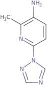 2-Methyl-6-(1H-1,2,4-triazol-1-yl)pyridin-3-amine