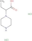 2-Piperazin-1-ylbutanoic acid dihydrochloride