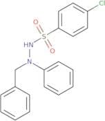 4-Chlorobenzenesulfonic acid 2-phenyl-2-(phenylmethyl)hydrazide